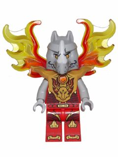 LEGO Minifigure-Rogon - Armor Breastplate, Flame Wings-Legends of Chima-LOC151-Creative Brick Builders